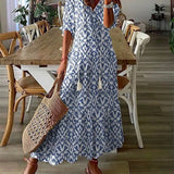 LUNA | BOHO-STIL MIDI-KJOLEN UDEN BESVÆR