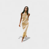Gala - Halterneck-satin kjole
