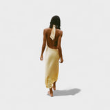Gala - Halterneck-satin kjole