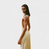 Gala - Halterneck-satin kjole