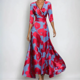 Aada | Elegant Blomstret Kjole