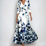 Aada | Elegant Blomstret Kjole