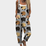 Trykt jumpsuit