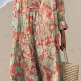 Elis - Blomstret vintage-kjole