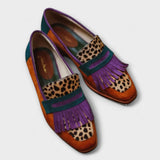 Fallon | Leopardmønstret Brun Mokassin
