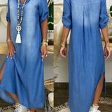 Ibiza - Maxi Kjole i Denim