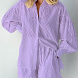 Heta - Let Bluse og Shorts