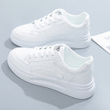 Stilfulde hvide sneakers med let komfort