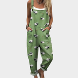 Behagelig trykt jumpsuit