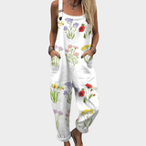 Behagelig trykt jumpsuit