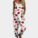 Behagelig trykt jumpsuit