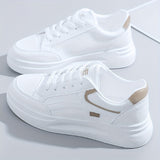 Stilfulde hvide sneakers med let komfort