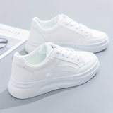 Stilfulde hvide sneakers med let komfort