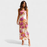 Carmen - Off-shoulder satin kjole