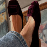 Noë | Suede-mokkasiner med design