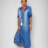 Ibiza - Maxi Kjole i Denim