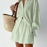 Heta - Let Bluse og Shorts