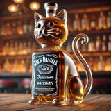 Chat Bouteille de Whisky