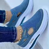 Åndbare slip-on sko, komfortable og stabile