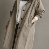 Minttu - Trenchcoat med klart snit