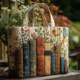 Sac Artisanal Matelassé - Livres et Fleurs
