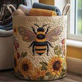 Panier à Linge Matelassé - Abeille Douillette