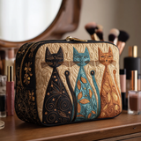 Pauline - Trousse de toilette matelassée Chat Harmonieux
