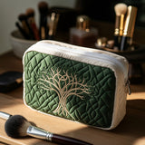 Charlotte - Trousse de toilette matelassée Racines Célestes