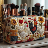 Georgette - Trousse de toilette matelassée Poules dans Vallée