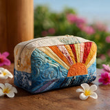 Lucienne - Trousse de toilette matelassée Vague Détendue