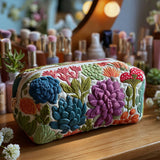Andrée - Trousse de toilette matelassée Botanique Colorée