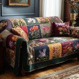 Héloïse - Housse de canapé matelassée Motif Floral