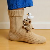 Marie - Chaussettes avec Motif Souris