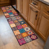 Olympe - Tapis de cuisine Fleurs Délicats