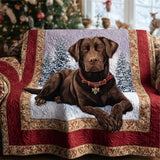 Marion - Housse de canapé matelassée Labrador Retriever