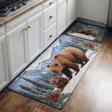 Léontine - Tapis de cuisine Ours Doré