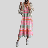 Ansa - Boho Komfortabel Kjole