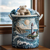 Panier à Linge Matelassé - Rêve de la Baie au Phare
