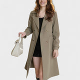 Kielo - Trenchcoat med klart snit