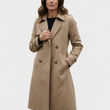 Kielo - Trenchcoat med klart snit