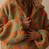 Aamu - Sweatshirt med iøjnefaldende mønster