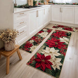 Gwenaëlle - Tapis de cuisine De Noël à Sentier Festif