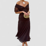 Luana - Elegant V-hals kjole