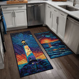 Renée - Tapis de cuisine Phare sur Océan