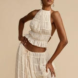 WENDY - Off-shoulder Top og Nederdel