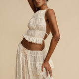 WENDY - Off-shoulder Top og Nederdel