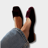 Noë | Suede-mokkasiner med design