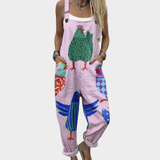 Alva trykt jumpsuit