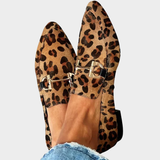 Gia - Stilfulde Leopard Mokkasiner