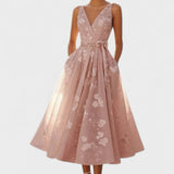 Catarina - Elegant Midi Kjole